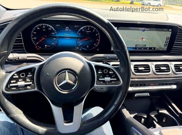 4JGFB4JBXLA172994 2020 MERCEDES-BENZ GLE White Widok wnętrza z przodu