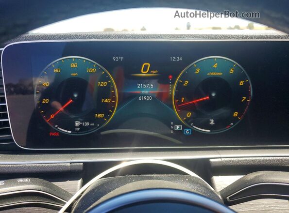 4JGFB4JBXMA431081 2021 MERCEDES-BENZ GLE Black Instrument cluster view