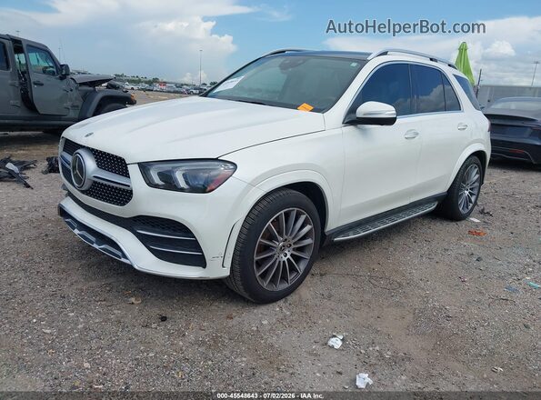 4JGFB4JBXMA457650 2021 MERCEDES-BENZ GLE 350 White Передня ліва чверть