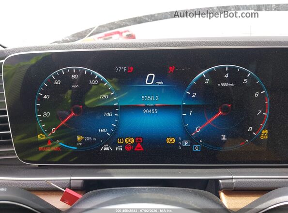 4JGFB4JBXMA457650 2021 MERCEDES-BENZ GLE 350 White Вид задніх сидінь