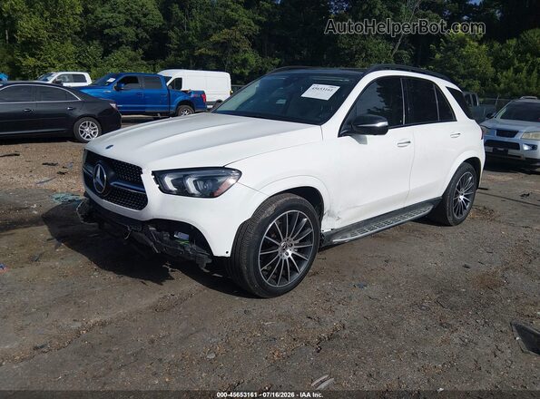 4JGFB4JE3MA399469 2021 MERCEDES-BENZ GLE 350 Белый Передняя левая четверть