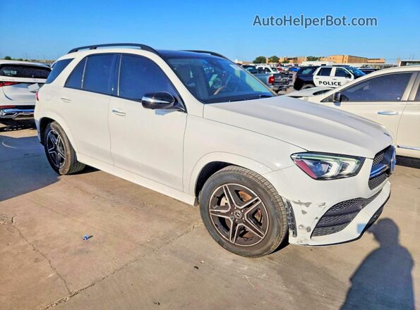 4JGFB4JE8MA460606 2021 MERCEDES-BENZ GLE White Przód prawy
