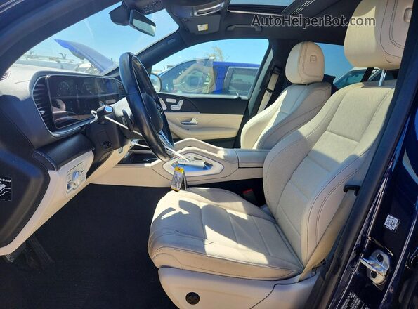 4JGFB4KB0MA489120 2021 MERCEDES-BENZ GLE Blue Vista interior delantera