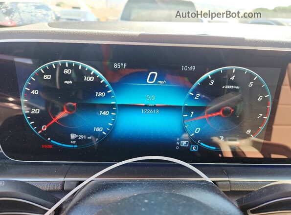 4JGFB4KB0MA489120 2021 MERCEDES-BENZ GLE Blue Vista del cuadro de instrumentos
