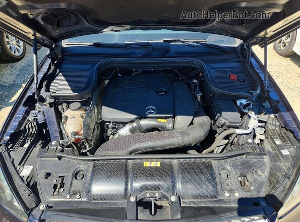 4JGFB4KB0MA489120 2021 MERCEDES-BENZ GLE Blue Vista del compartimento del motor