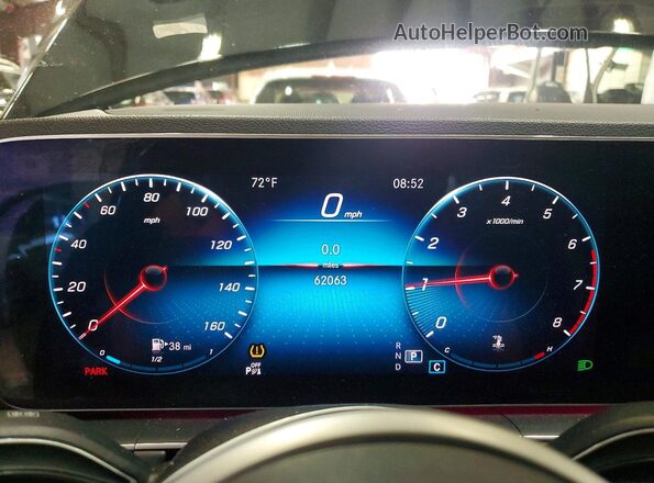 4JGFB4KB1LA101682 2020 MERCEDES-BENZ GLE Black Vista del cuadro de instrumentos