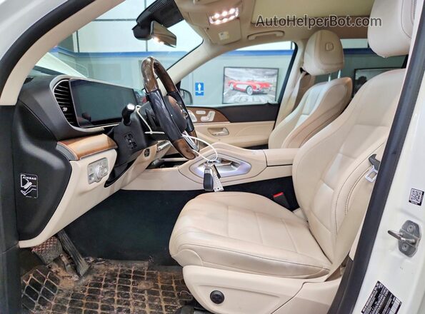 4JGFB4KB1MA314553 2021 MERCEDES-BENZ GLE White Vista interior delantera