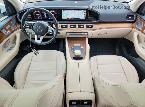 4JGFB4KB1MA324256 2021 MERCEDES-BENZ GLE Белый Вид панели приборов