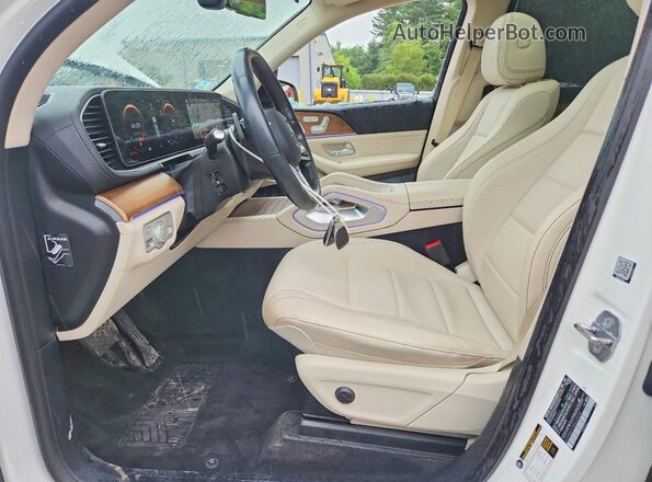 4JGFB4KB1MA324256 2021 MERCEDES-BENZ GLE Белый Вид салона спереди