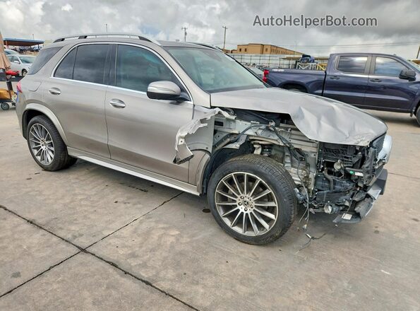 4JGFB4KB1MA373683 2021 MERCEDES-BENZ GLE Beige Delantero derecho