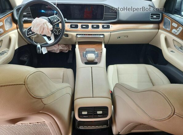4JGFB4KB1MA373683 2021 MERCEDES-BENZ GLE Beige Vista del salpicadero