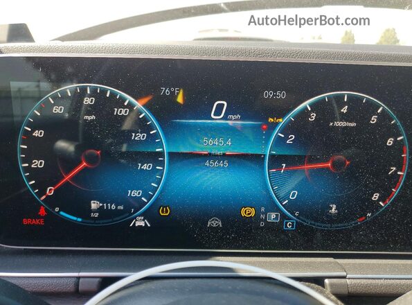 4JGFB4KB1NA807800 2022 MERCEDES-BENZ GLE White Vista del cuadro de instrumentos
