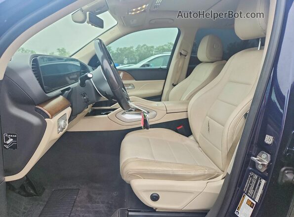 4JGFB4KB2LA047115 2020 MERCEDES-BENZ GLE Blue Вид салону спереду