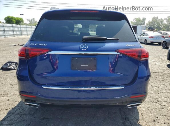 4JGFB4KB2LA088943 2020 MERCEDES-BENZ GLE Blue Vista trasera