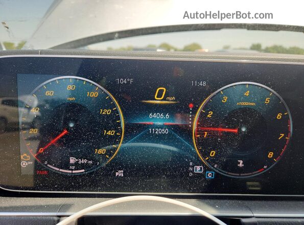4JGFB4KB2LA181042 2020 MERCEDES-BENZ GLE Silver Widok zestawu wskaźników