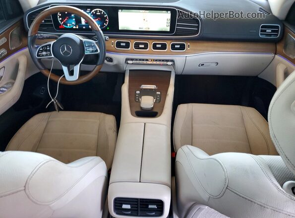 4JGFB4KB2MA417755 2021 MERCEDES-BENZ GLE Blue Vista del salpicadero