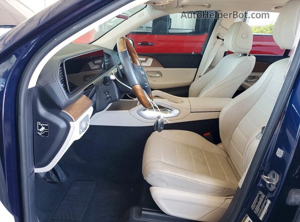 4JGFB4KB2MA417755 2021 MERCEDES-BENZ GLE Blue Vista interior delantera