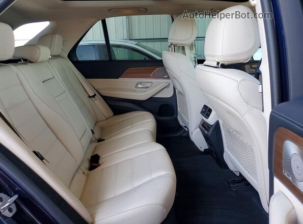 4JGFB4KB2MA417755 2021 MERCEDES-BENZ GLE Blue Vista interior trasera