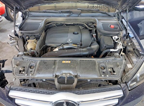 4JGFB4KB2MA417755 2021 MERCEDES-BENZ GLE Blue Vista del compartimento del motor