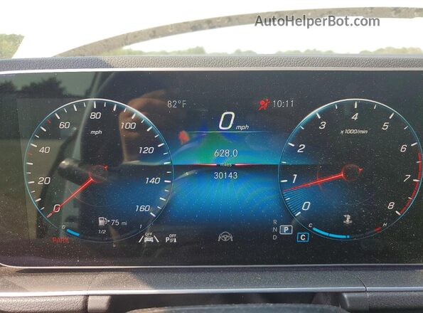 4JGFB4KB2PA907035 2023 MERCEDES-BENZ GLE White Вид щитка приладів