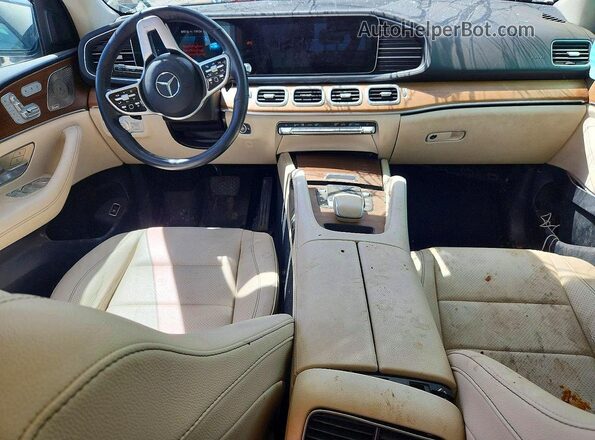 4JGFB4KB3NA612085 2022 MERCEDES-BENZ GLE White Widok deski rozdzielczej