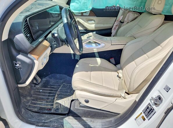 4JGFB4KB3NA612085 2022 MERCEDES-BENZ GLE White Widok wnętrza z przodu