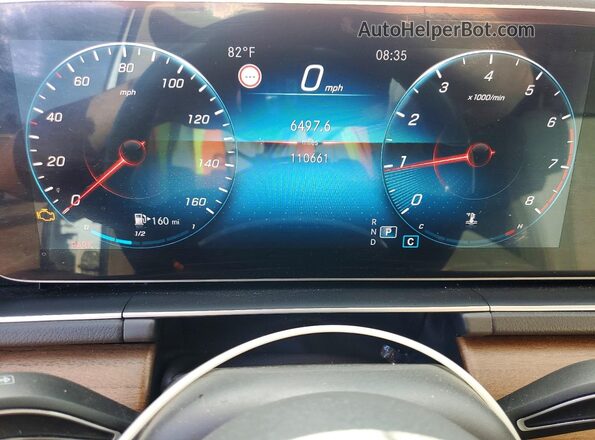 4JGFB4KB4LA047035 2020 MERCEDES-BENZ GLE White Vista del cuadro de instrumentos