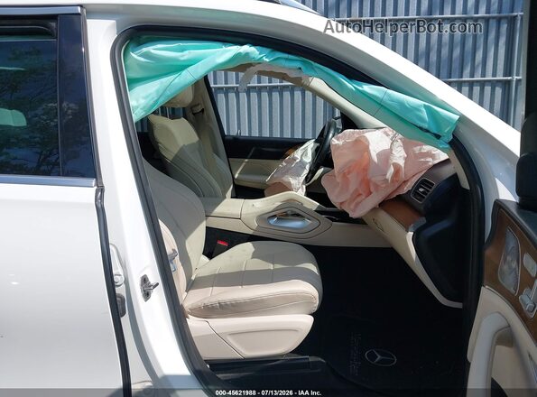 4JGFB4KB4MA516772 2021 MERCEDES-BENZ GLE 350 White Вид салону спереду