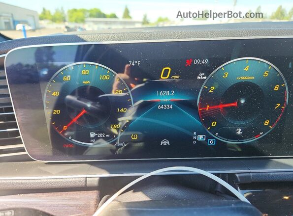 4JGFB4KB5MA504842 2021 MERCEDES-BENZ GLE Black ხელსაწყოთა პანელის ხედი
