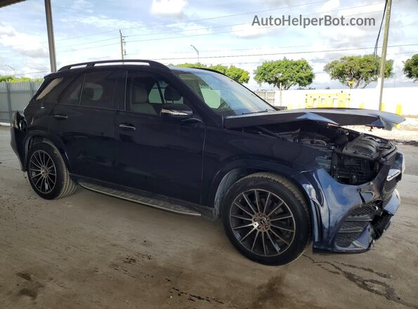 4JGFB4KB6LA246510 2020 MERCEDES-BENZ GLE Синий Передняя правая четверть