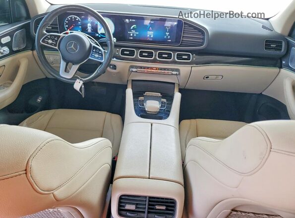 4JGFB4KB6LA246510 2020 MERCEDES-BENZ GLE Синий Вид панели приборов