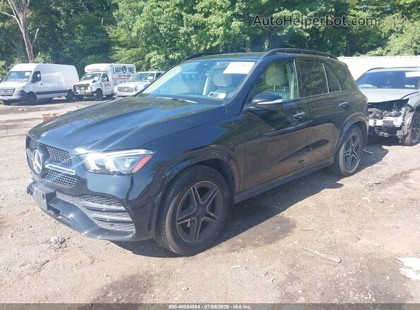 4JGFB4KB6MA358774 2021 MERCEDES-BENZ GLE 350 Черный Передняя левая четверть