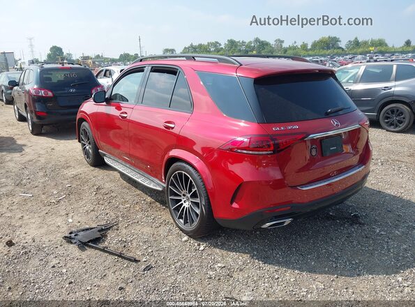 4JGFB4KB6NA669669 2022 MERCEDES-BENZ GLE 350 Red Հետևի ձախ
