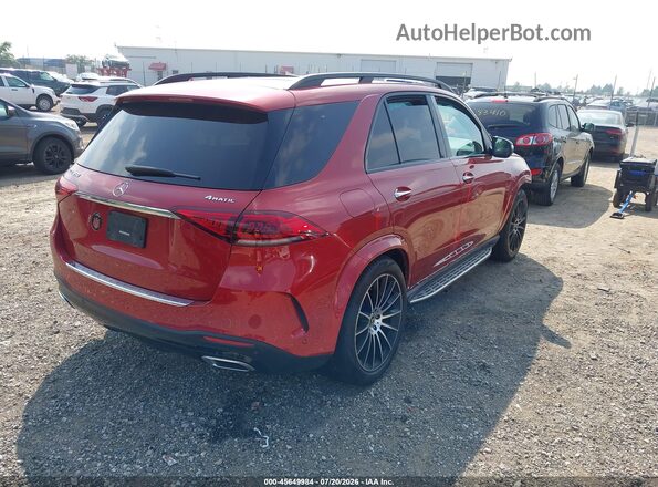 4JGFB4KB6NA669669 2022 MERCEDES-BENZ GLE 350 Red Հետևի աջ
