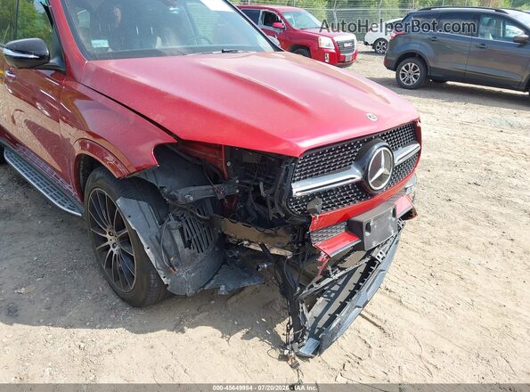 4JGFB4KB6NA669669 2022 MERCEDES-BENZ GLE 350 Red Դիմացի տեսք