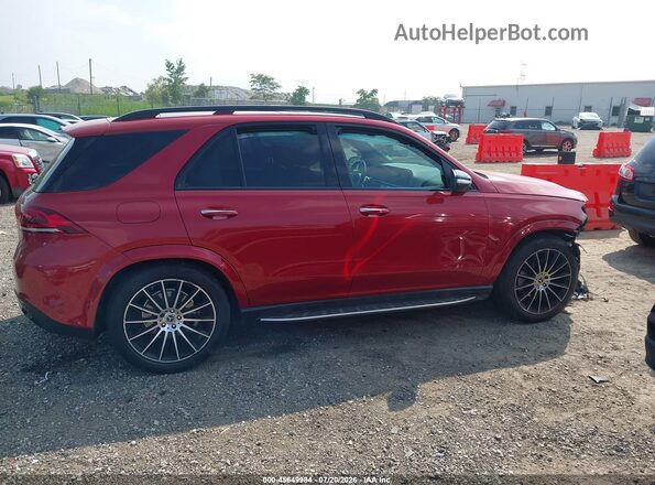 4JGFB4KB6NA669669 2022 MERCEDES-BENZ GLE 350 Red Սարքավորումների վահանակի տեսք