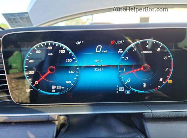 4JGFB4KB6NA689050 2022 MERCEDES-BENZ GLE Gray Instrument cluster view