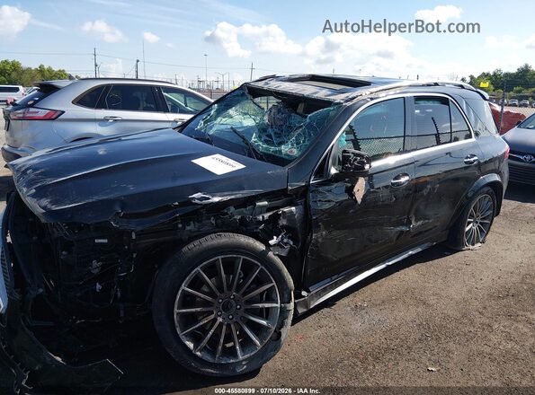 4JGFB4KB6NA722113 2022 MERCEDES-BENZ GLE 350 Black Widok wnętrza z tyłu