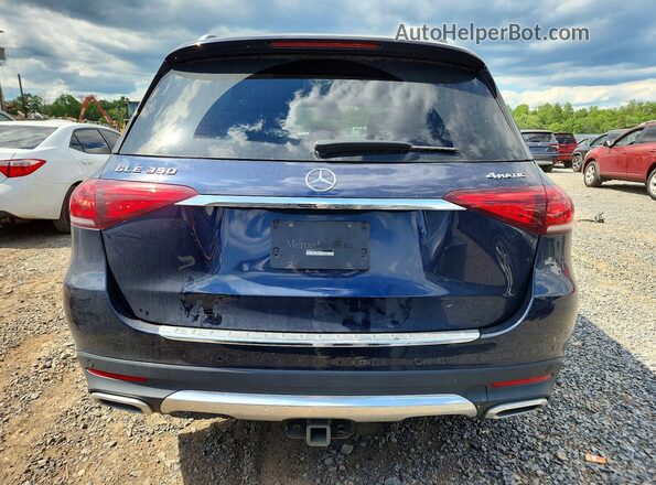 4JGFB4KB7LA055601 2020 MERCEDES-BENZ GLE Blue Rear view