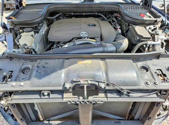 4JGFB4KB7LA055601 2020 MERCEDES-BENZ GLE Blue Engine compartment view