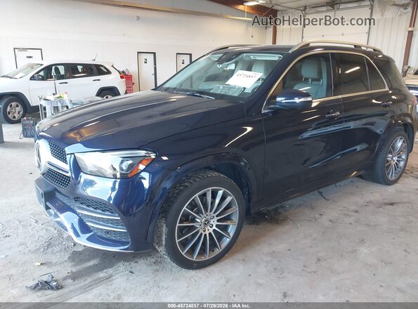 4JGFB4KB7LA292900 2020 MERCEDES-BENZ GLE 350 Blue Front left