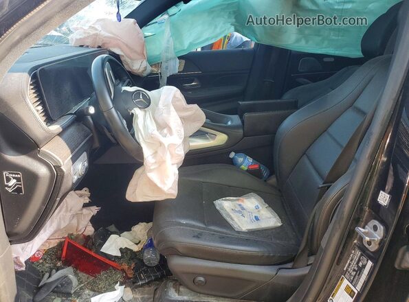 4JGFB4KB7MA496856 2021 MERCEDES-BENZ GLE Black Widok wnętrza z przodu