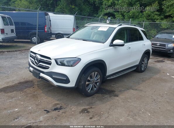 4JGFB4KB8LA046406 2020 MERCEDES-BENZ GLE 350 Белый Передняя левая четверть