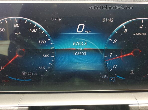 4JGFB4KB9LA076658 2020 MERCEDES-BENZ GLE Silver Widok zestawu wskaźników