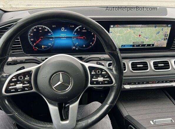4JGFB4KB9LA082959 2020 MERCEDES-BENZ GLE Black Widok wnętrza z przodu