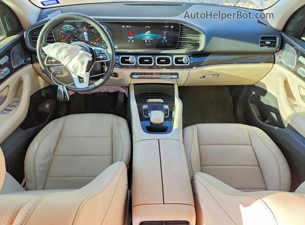 4JGFB4KB9LA173746 2020 MERCEDES-BENZ GLE White წინა პანელის ხედი