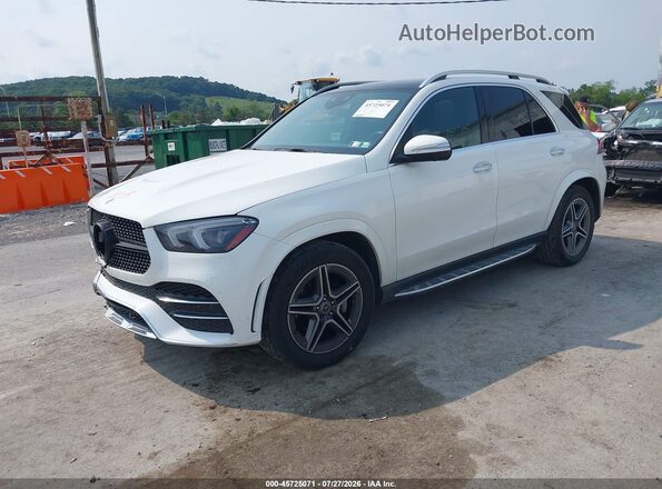 4JGFB4KB9NA607800 2022 MERCEDES-BENZ GLE 350 Белый Передняя левая четверть