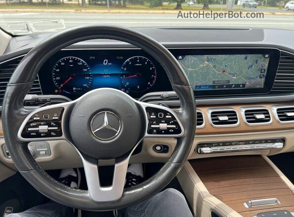 4JGFB4KBXLA059741 2020 MERCEDES-BENZ GLE White წინა სალონის ხედი