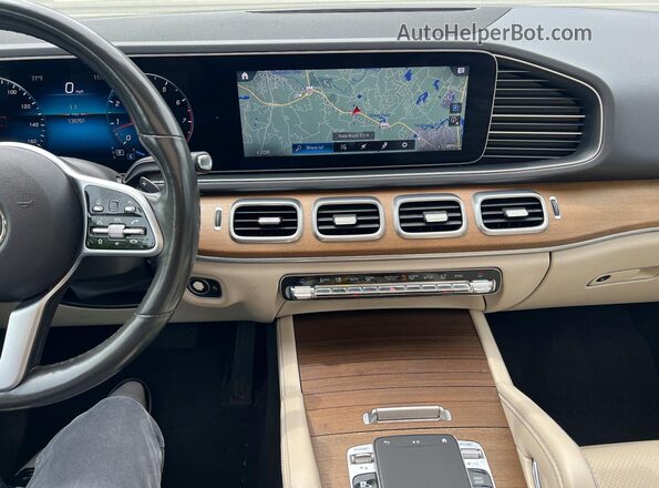 4JGFB4KBXLA059741 2020 MERCEDES-BENZ GLE White ხელსაწყოთა პანელის ხედი
