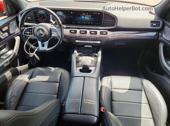 4JGFB4KBXLA072246 2020 MERCEDES-BENZ GLE Red Առջևի վահանակի տեսք